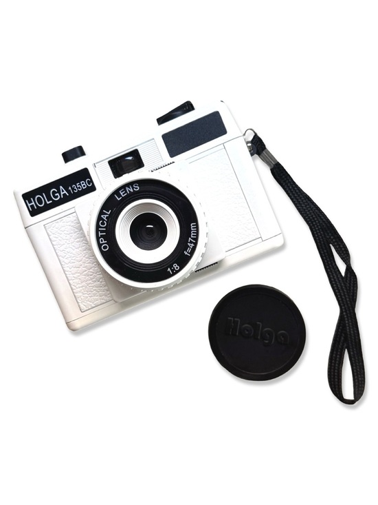Holga Other - Vintage HOLGA 135BC White Lomo 35mm Film Camera Black Corner Effect - NWOT